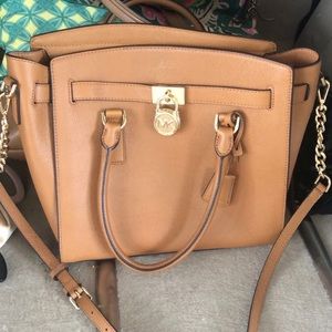 Michael Kors Hamilton Saffiano Purse Handbag